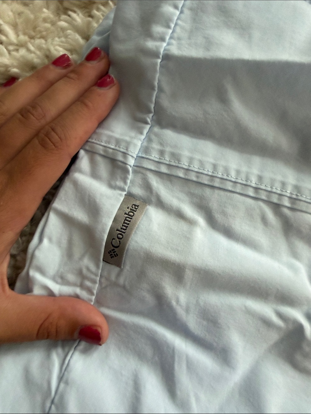 Columbia Sky Blue Bed Sheets